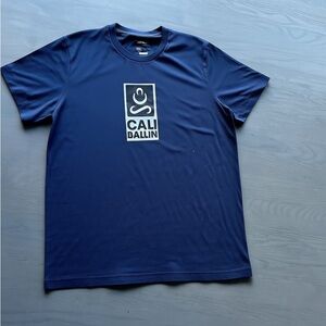 Calli Ballin Navy Blue Men's Elevate T-Shirt
